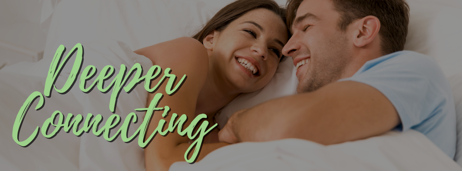 Happy couple at home